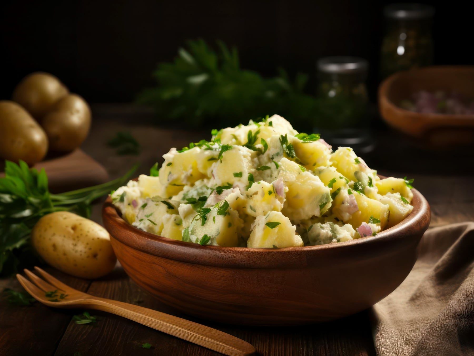 Ensalada de papa: la cremosidad se decide en la cocción, no en el aderezo