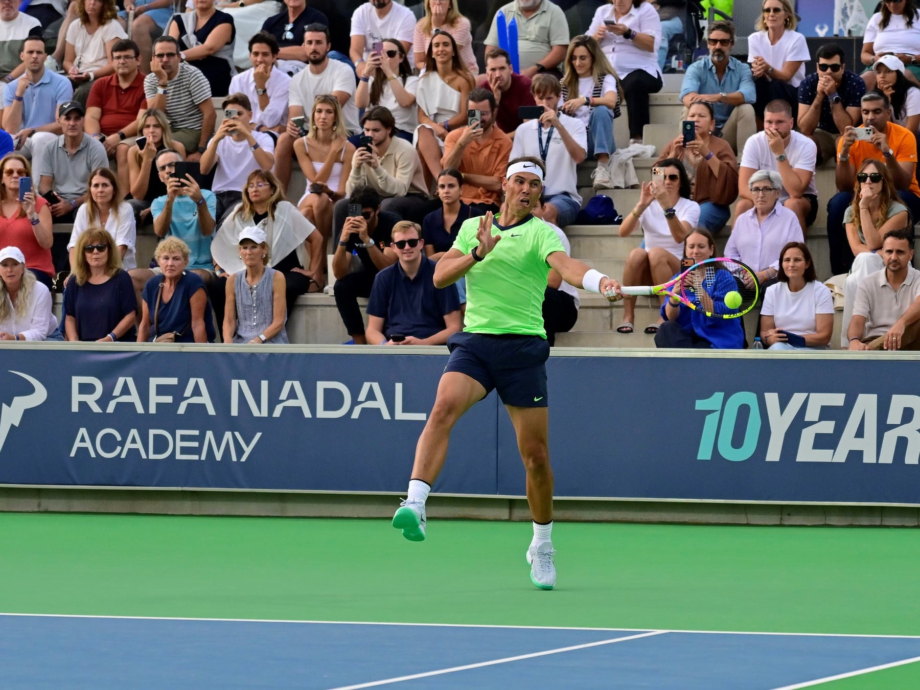 Nadal volvió a empuñar la raña y se llevó el desempate de su propia fiesta