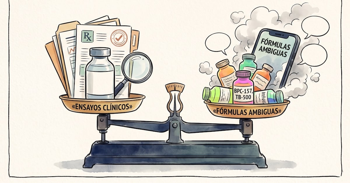 Péptidos bajo la lupa: el especialista que pidió separar la evidencia clínica de las promesas de las redes