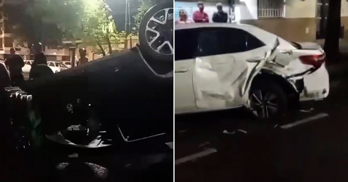 Volcó alcoholizada en Alberdi y Curapaligüe: cinco heridos y una conductora detenida