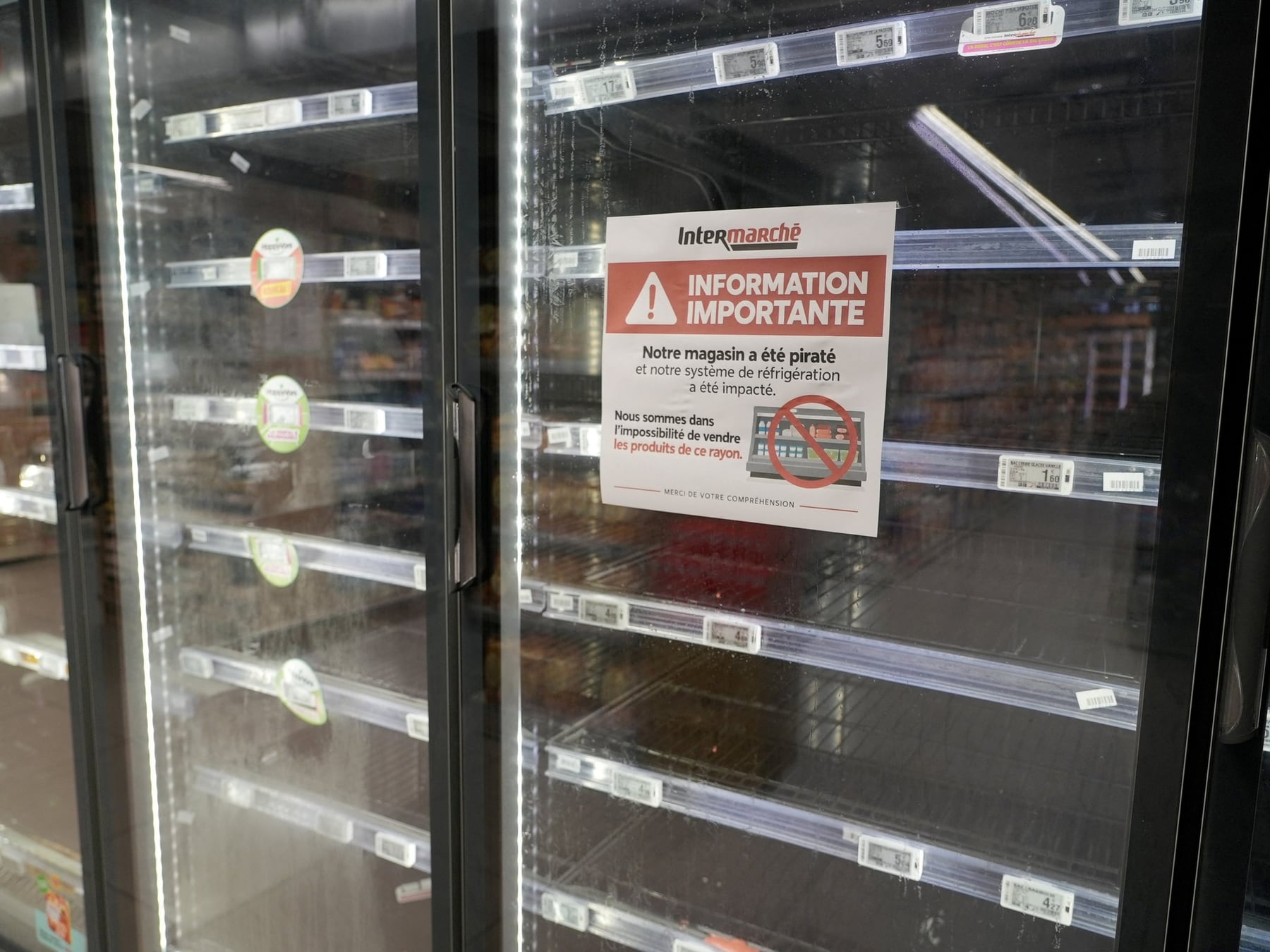 Un ciberataque en Francia expuso la fragilidad digital de las cadenas de frío de los supermercados