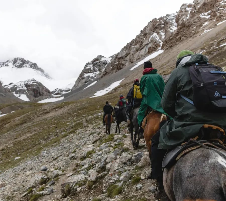 En la antesala del Copahue, una familia neuquina reabre la cabalgata con los caballos como protagonistas y no como herramienta