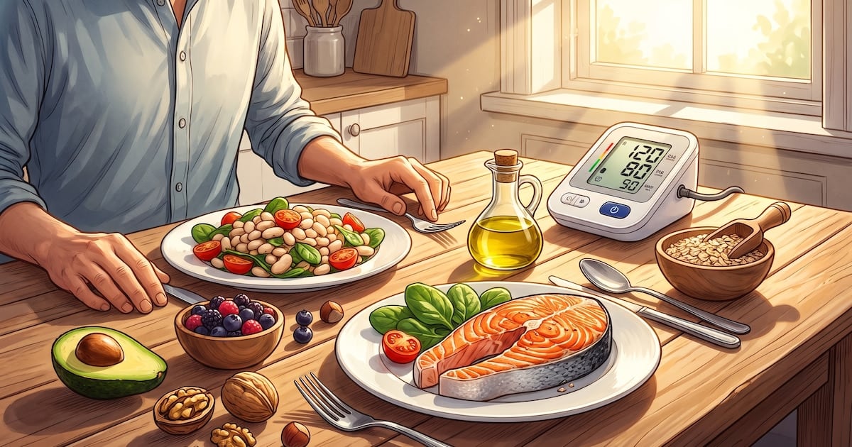 Una dieta clave para la presión se mostró segura en pacientes medicados, según un estudio estadounidense